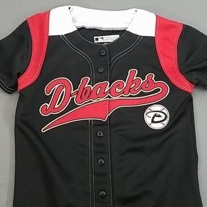 Arizona D-Backs True Fan Stitched Jersey Girls S